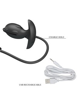 Pretty Love - Plug Anale Delfin Gonfiabile e Ricaricabile