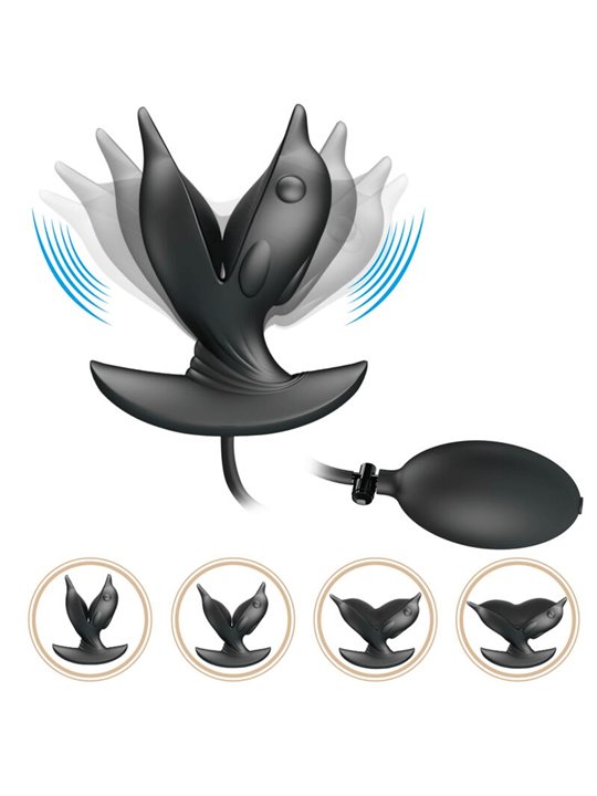 Pretty Love - Plug Anale Delfin Gonfiabile e Ricaricabile