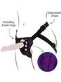 Get Real - Strap-On Lace Harness Purple