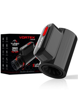 Jamyjob - Vortex Masturbatore Turbo con Spinta e Rotazione a 360° Su e Giù