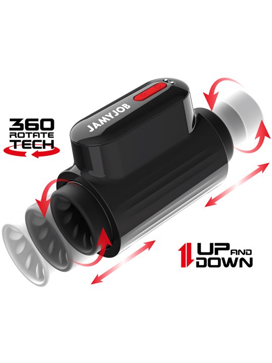 Jamyjob - Vortex Thrusting and 360 Rotate Tech Turbo Mode Masturbator