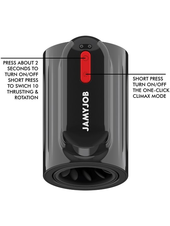 Jamyjob - Vortex Thrusting and 360 Rotate Tech Turbo Mode Masturbator