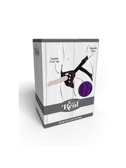 Get Real - Strap-On Lace Harness Purple