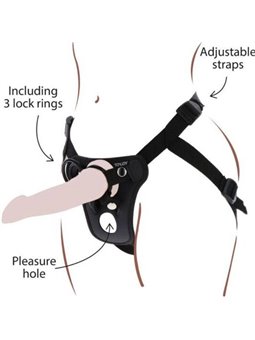 Get Real - Strap-On Pleasure Harness Black