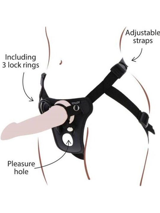 Get Real - Strap-On Pleasure Harness Black