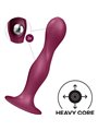 Satisfyer - Double Ball-R Silicone Dildo Garnet