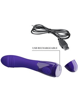Pretty Love - Elemental Youth Violet Vibrator Dildo