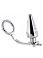 Metal Hard - Steel Ring with Anal Plug 45 X 45Mm