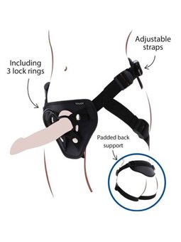 Get Real - Strap-On Deluxe Harness Black