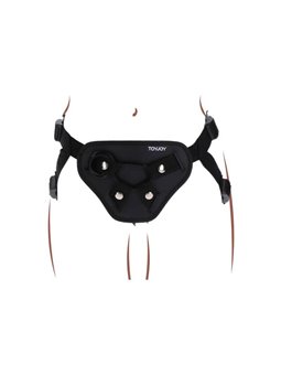 Get Real - Strap-On Deluxe Harness Black