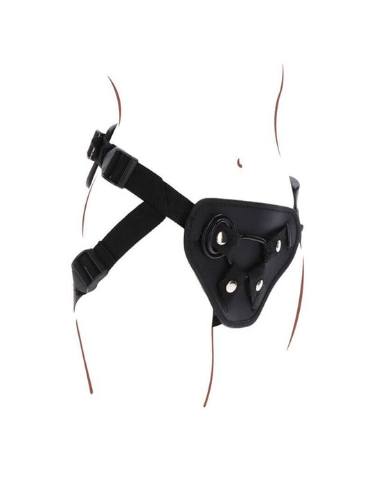 Get Real - Strap-On Deluxe Harness Black