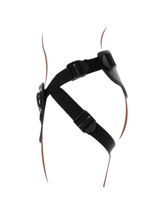 Get Real - Strap-On Deluxe Harness Black