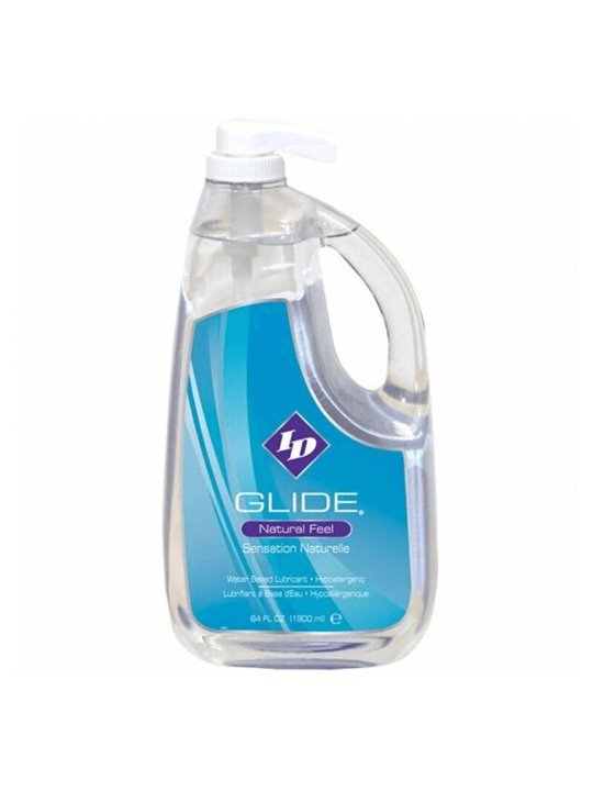 Id Glide - Water Based Lubricant + Hypoallergenic Natural Feel 1900 ML