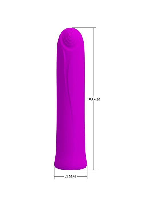 Pretty Love - Vibratore Curtis Mini Super Power 12 Vibrazioni in Silicone Violetto