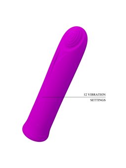 Pretty Love - Vibratore Curtis Mini Super Power 12 Vibrazioni in Silicone Violetto