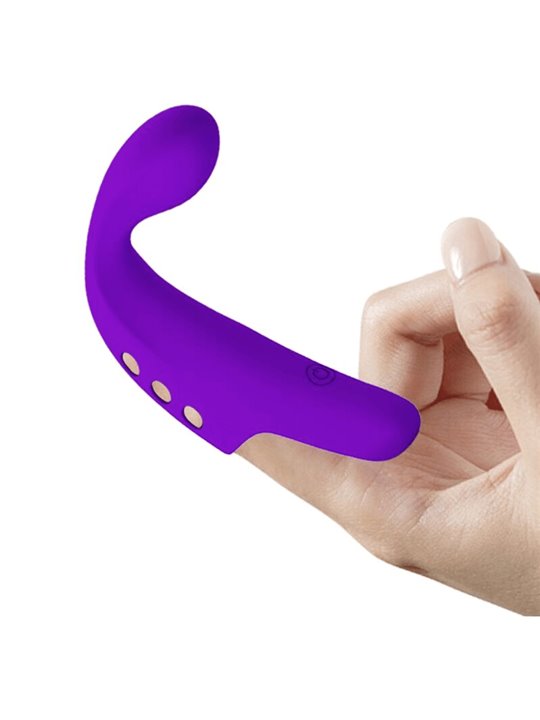 Pretty Love - Gorgon Purple Rechargeable Finger Vibrator