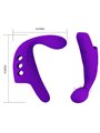 Pretty Love - Gorgon Purple Rechargeable Finger Vibrator