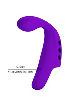 Pretty Love - Gorgon Purple Rechargeable Finger Vibrator