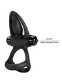 Pretty Love - Vibrating Ring 10 Vibrations Black Silicone