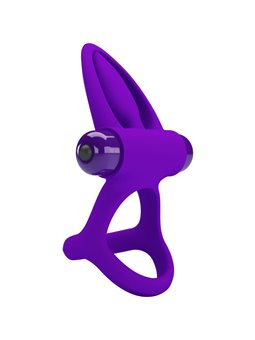 Pretty Love - Anello Vibrante 10 Vibrazioni in Silicone Violetto