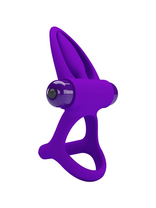 Pretty Love - Anello Vibrante 10 Vibrazioni in Silicone Violetto