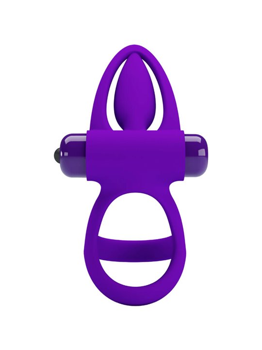 Pretty Love - Anello Vibrante 10 Vibrazioni in Silicone Violetto