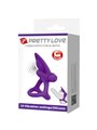 Pretty Love - Anello Vibrante 10 Vibrazioni in Silicone Violetto