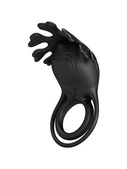 Pretty Love - Anello Vibrante Ruben 7 Vibrazioni in Silicone Nero