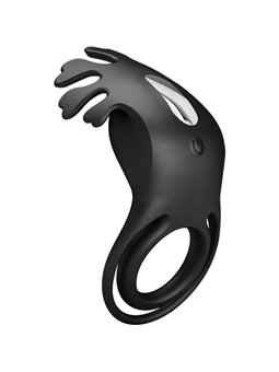 Pretty Love - Ruben Vibrator Ring 7 Vibrations Black Silicone