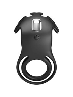 Pretty Love - Ruben Vibrator Ring 7 Vibrations Black Silicone