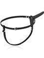 Fetish Submissive Harness - Black Silicone Vibrator 15 CM