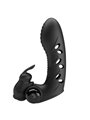 Pretty Love - Copertura per Dita Vibratore Rabbit Nero Vance