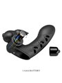 Pretty Love - Copertura per Dita Vibratore Rabbit Nero Vance
