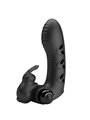 Pretty Love - Copertura per Dita Vibratore Rabbit Nero Vance