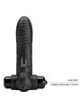 Pretty Love - Copertura per Dita Vibratore Rabbit Nero Vance