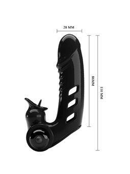 Pretty Love - Copertura per Dita Vibratore Corbin Nera