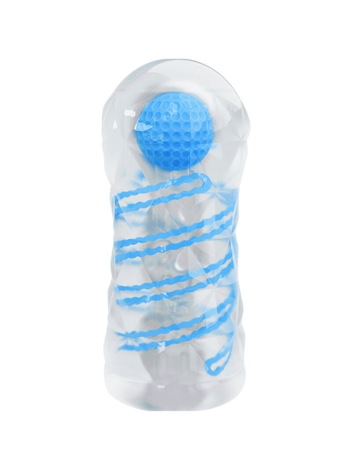 Pretty Love - Piccolo Masturbatore con Spirali Blu