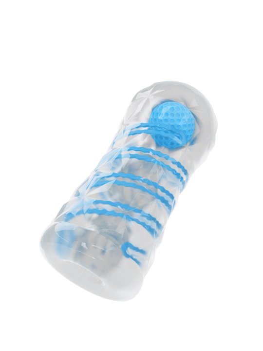Pretty Love - Piccolo Masturbatore con Spirali Blu