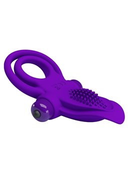 Pretty Love - Purple Vibrating Penis Ring
