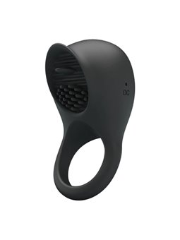 Pretty Love - Vibrating Penis Ring with Black Tongue
