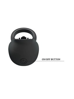 Pretty Love - Vibrating Penis Ring with Black Tongue