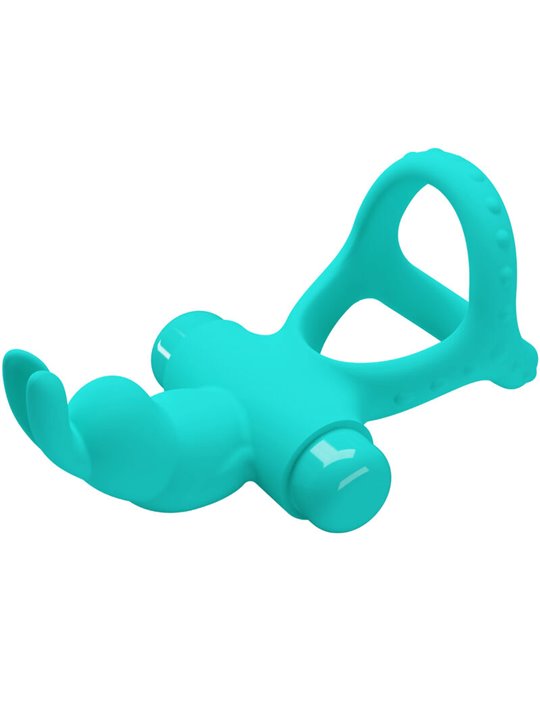 Pretty Love - Anello Vibratore Rabbit Figgy Verde