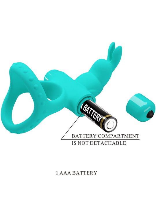 Pretty Love - Anello Vibratore Rabbit Figgy Verde