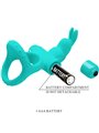 Pretty Love - Anello Vibratore Rabbit Figgy Verde