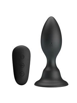 Mr Play - Plug Anale Vibrante con Telecomando Nero