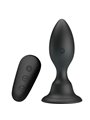 Mr Play - Anal Plug Vibration Black Remote Control