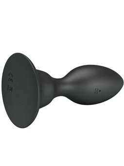 Mr Play - Anal Plug Vibration Black Remote Control