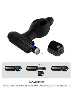 Mr Play - Plug Anale in Silicone con Vibrazione