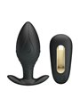 Pretty Love - Regina Anal Plug Rechargeable Vibrator Black