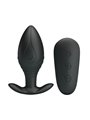 Pretty Love - Regina Anal Plug Rechargeable Vibrator Black